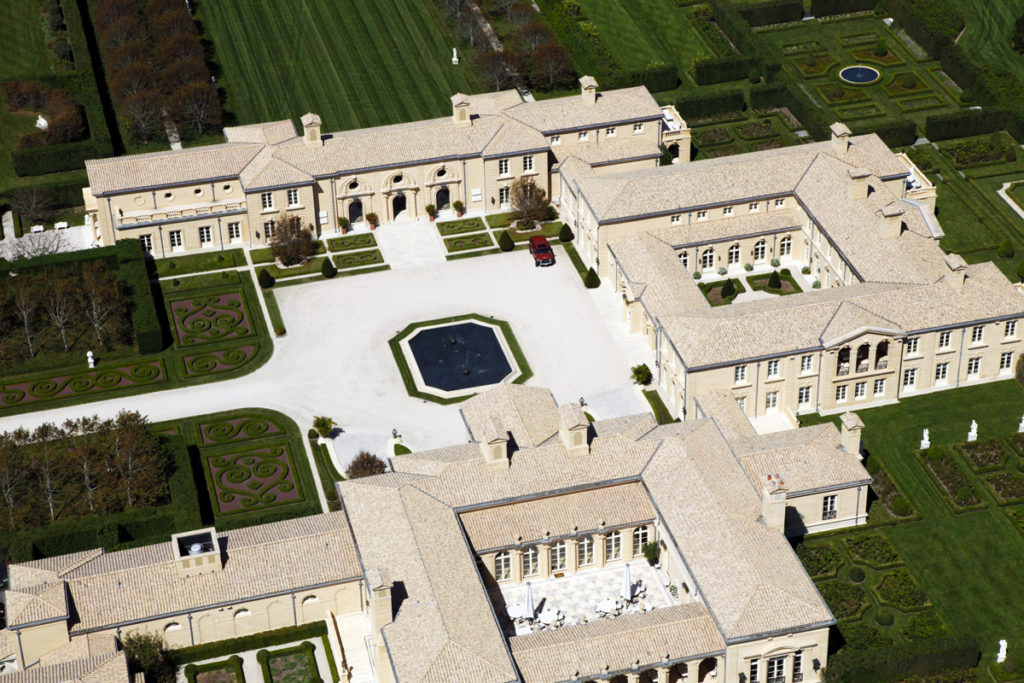 Ira Rennert's Hamptons mansion - Top View