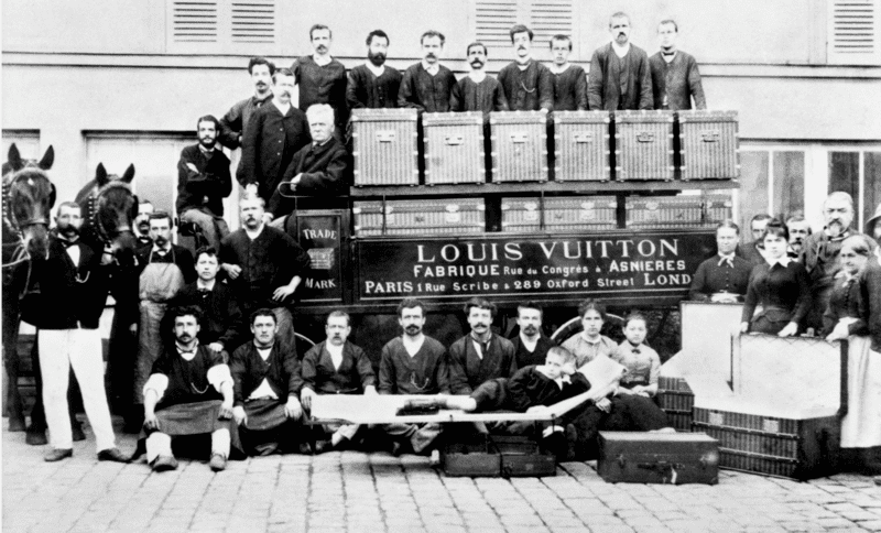 لويس فيتون - الخلفية التاريخية لشركة لويس فيتون