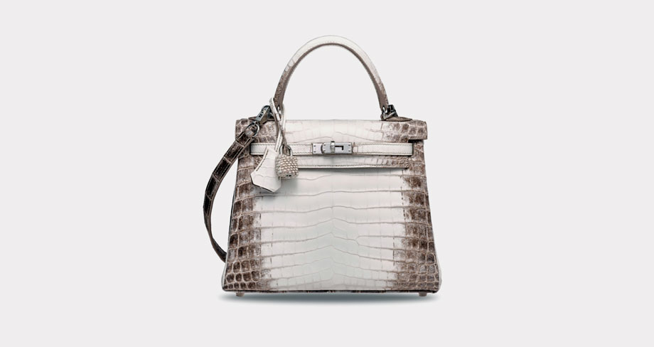 The Most Expensive Handbags in the World | 2019 White Himalaya Niloticus Crocodile Retourné Kelly 25