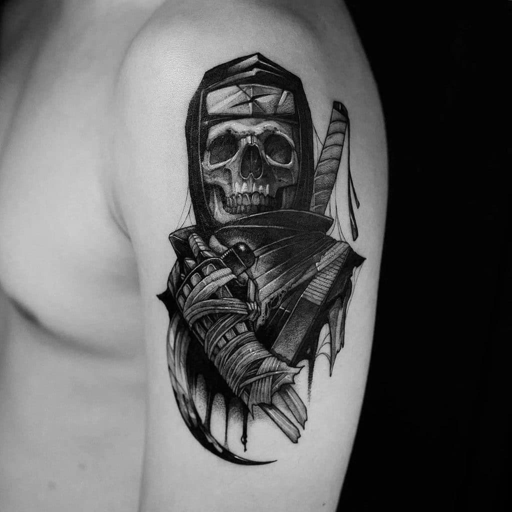 Best Tattoo Ideas for Men - Skull Tattoo