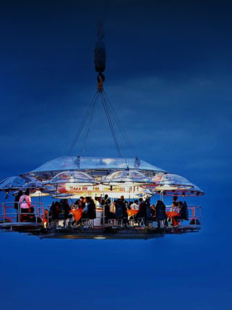 Dining high up in the sky