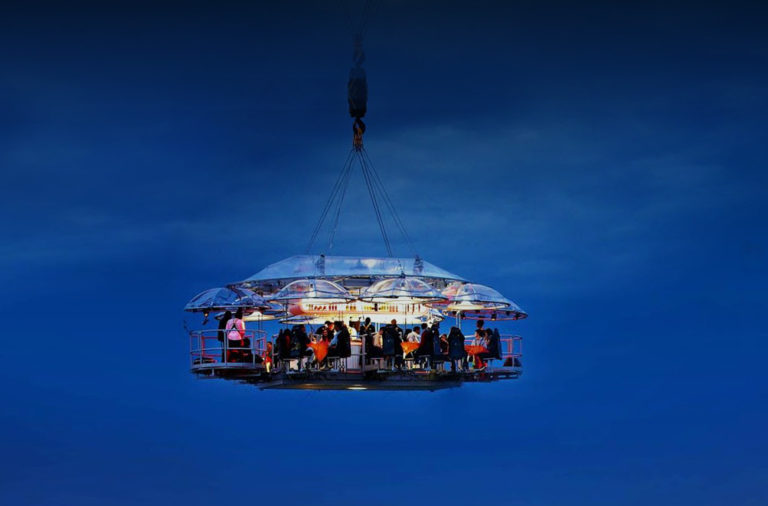 Dining high up in the sky
