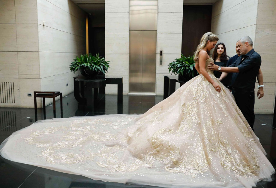 Most expensive wedding dresses - Christina Mourad's Wedding Dress – $1 Million