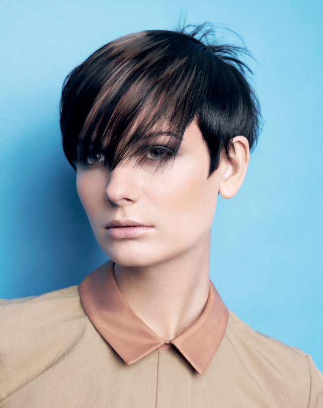 Short Hairstyles for Fine Hair - Short Haircut With Wispy Bangs