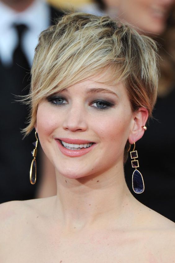 best short haircuts for thick hair - Fringe Pixie Cut