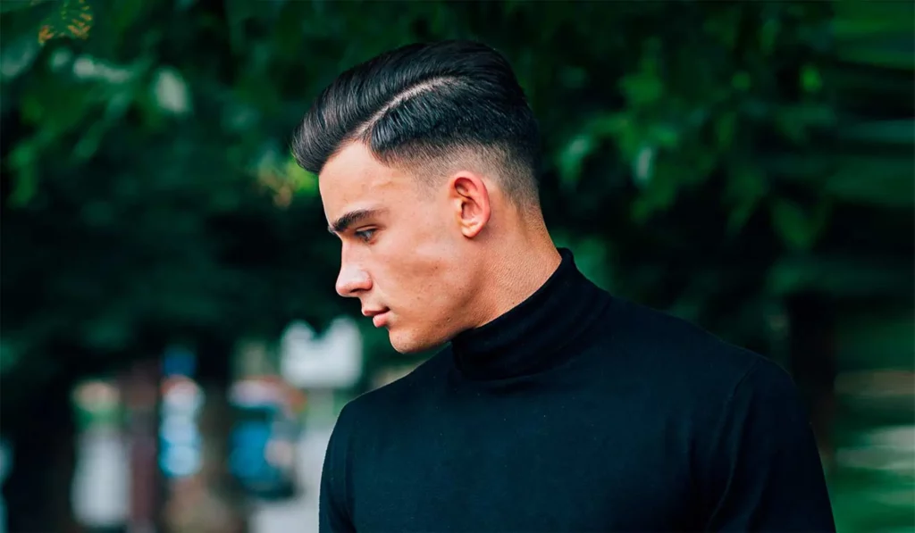 haircuts for men - "Ivy League" Comb Over