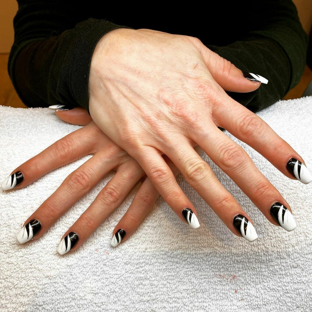 Best Nail Designs - Black And White Nail Designs