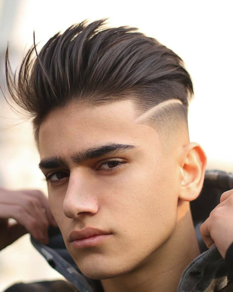 Brushed Up Undercut Fade - short hair styles for mens