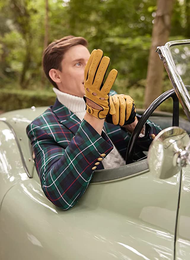 The Best Driving Gloves - Dents Silverstone Touchscreen Leather Driving Gloves