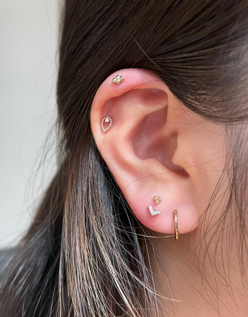 Ear Piercings - Helix Flap Piercing