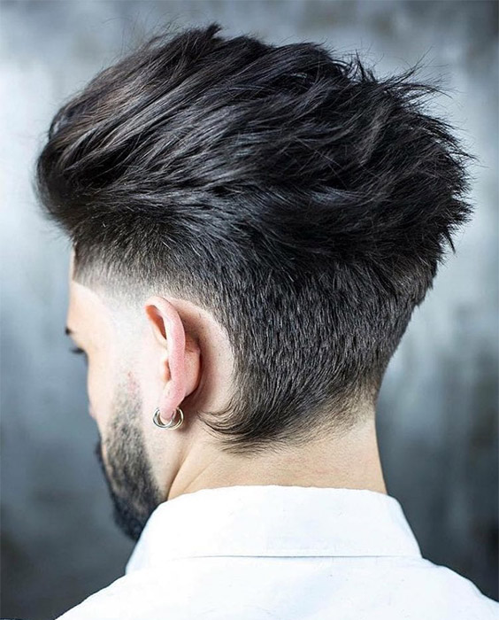 Modern Mullet - small haircuts for men