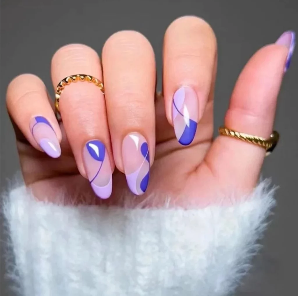 best designs on nails  - Oval Nail Designs