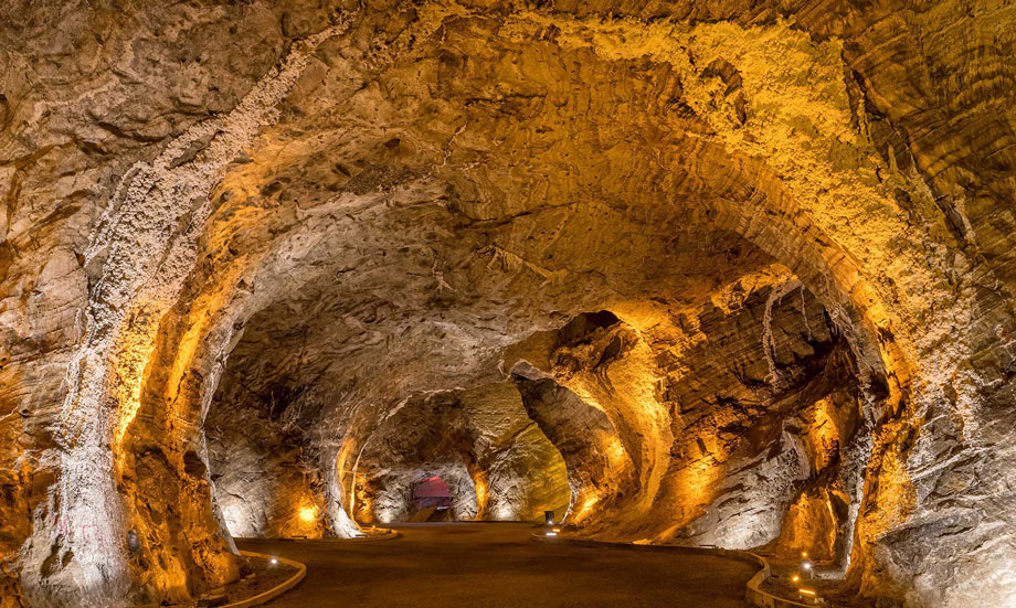 A former salt mine in Turkey, now used for halotherapy.
